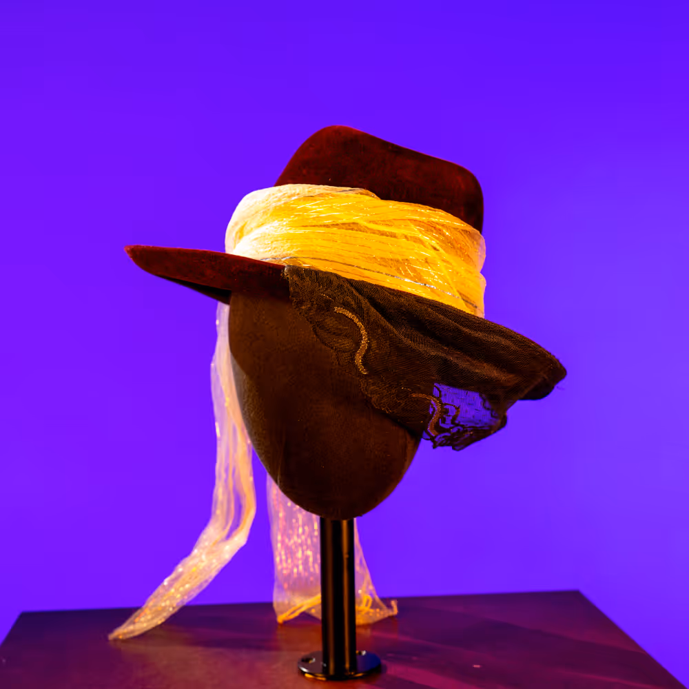 Hat Worn by Prince During the Purple Rain Concert Tour, MOPOP Permanent Collection, c. 1984 - 1989