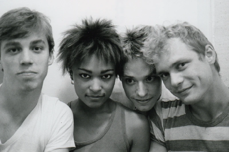 Bam Bam (Matt Cameron, Tina Bell, Tommy Martin, Scott Ledgerwood), c. 1983. Loan Courtesy of TJ Martin. Photography by John Seth