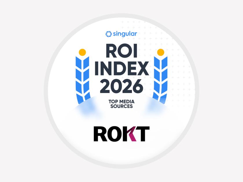Rokt named a Top Media Source in the Singular ROI Index 2026