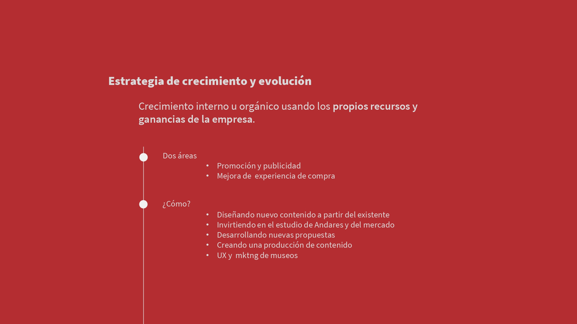 Pitch de proyecto de rediseño de experiencia