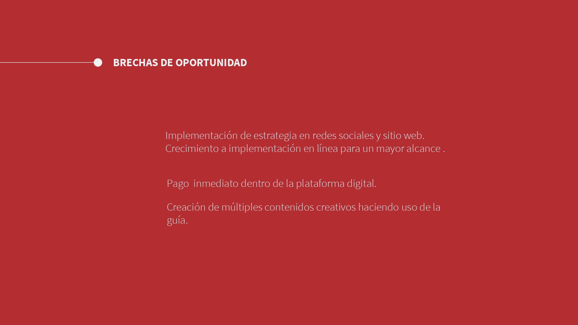 Pitch de proyecto de rediseño de experiencia