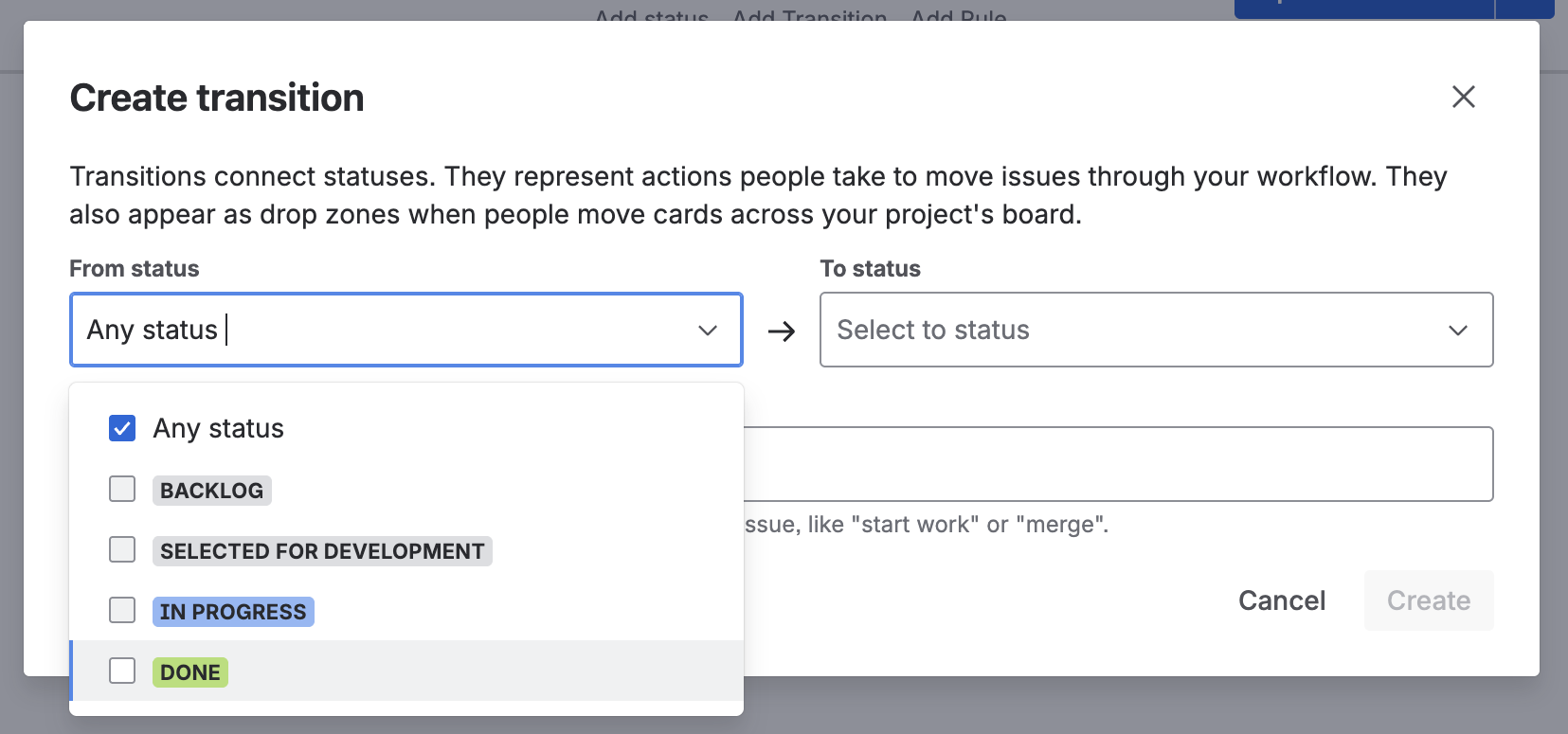 Jira Workflow Create Global Transition