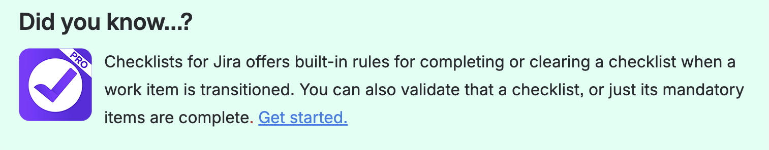 Atlassian Marketplace: Checklists for Jira Pro