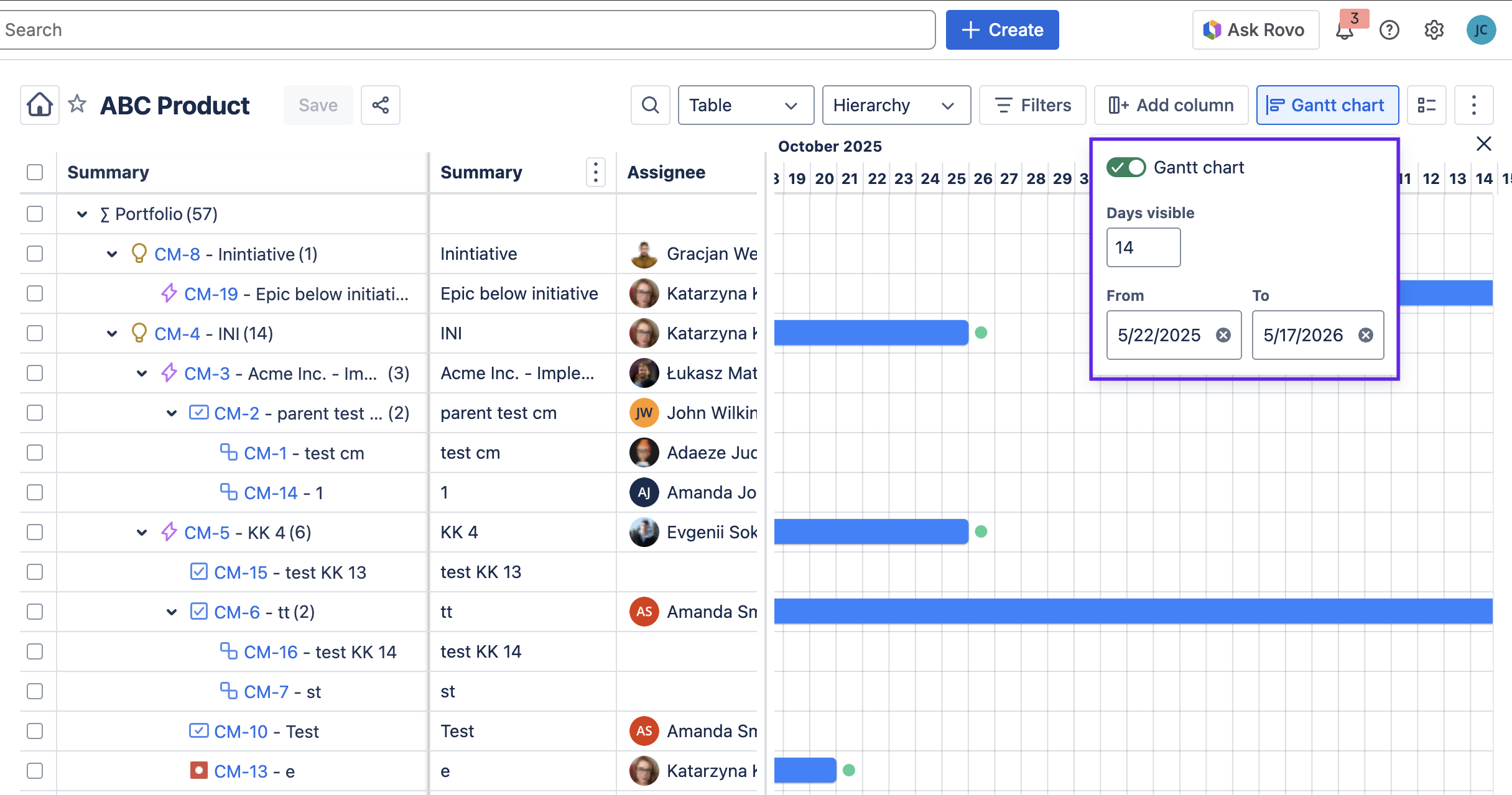 Portfolio by HeroCoders: Gantt View
