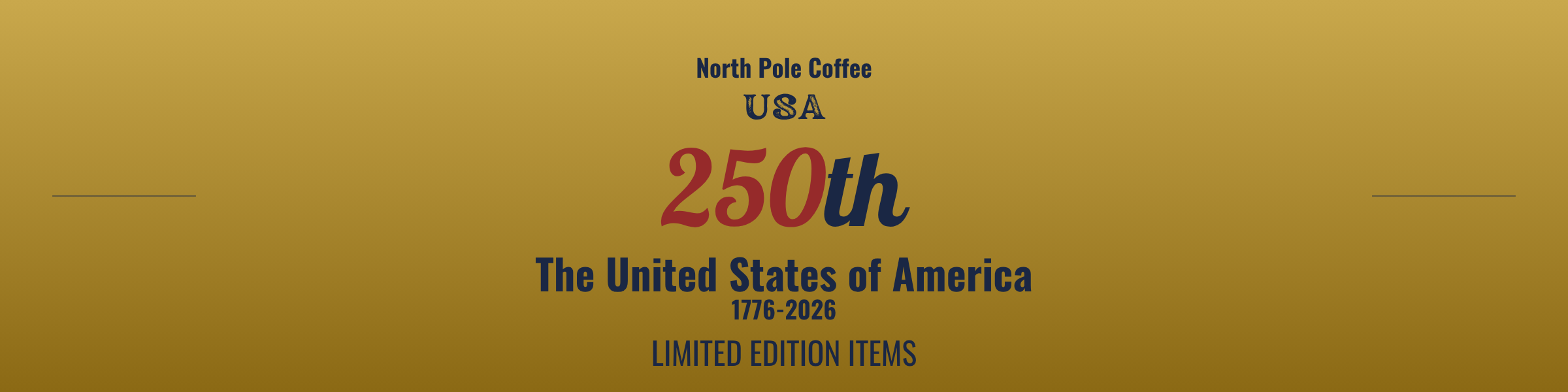 USA 250 commemorative coffee and merch — limited time