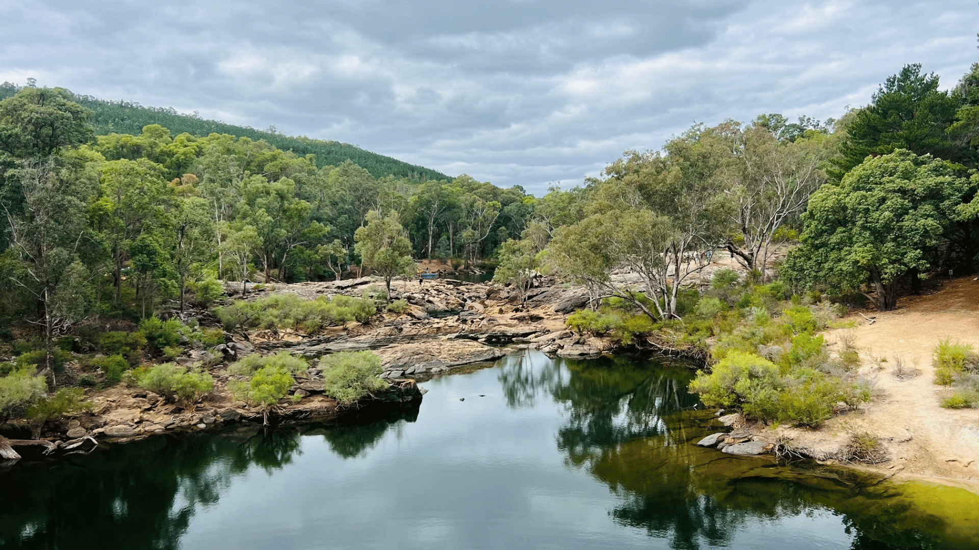 man riding a bike in the city of fremantle