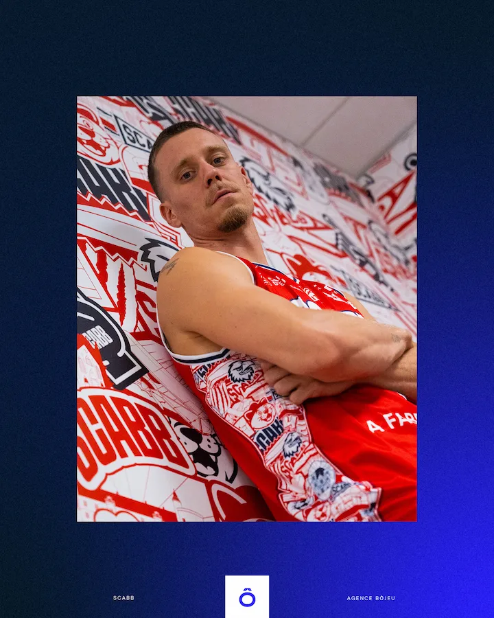 shooting photo nouveau maillot SCABB
