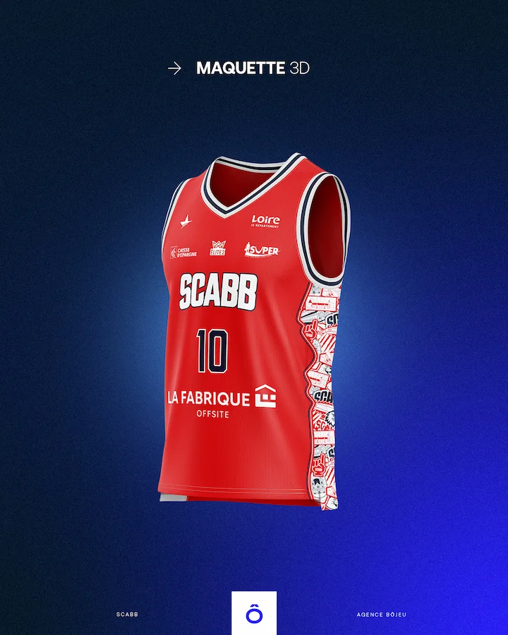 Maquette 3D du maillot