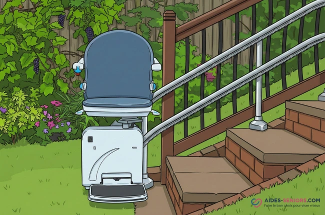 monte-escalier exterieur