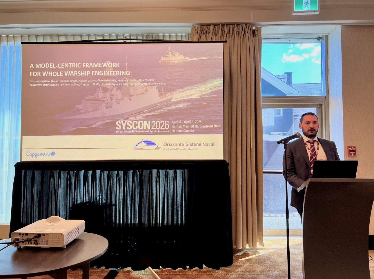 OSN powerpoint presentation on a screen