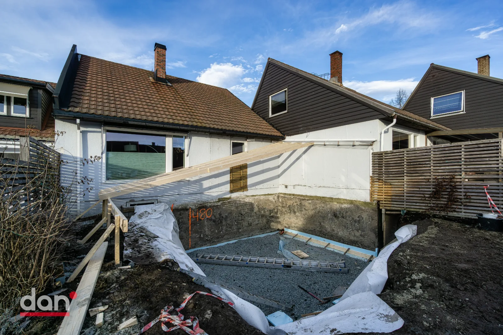 Under arbeid – Øygardveien, Bekkestua
