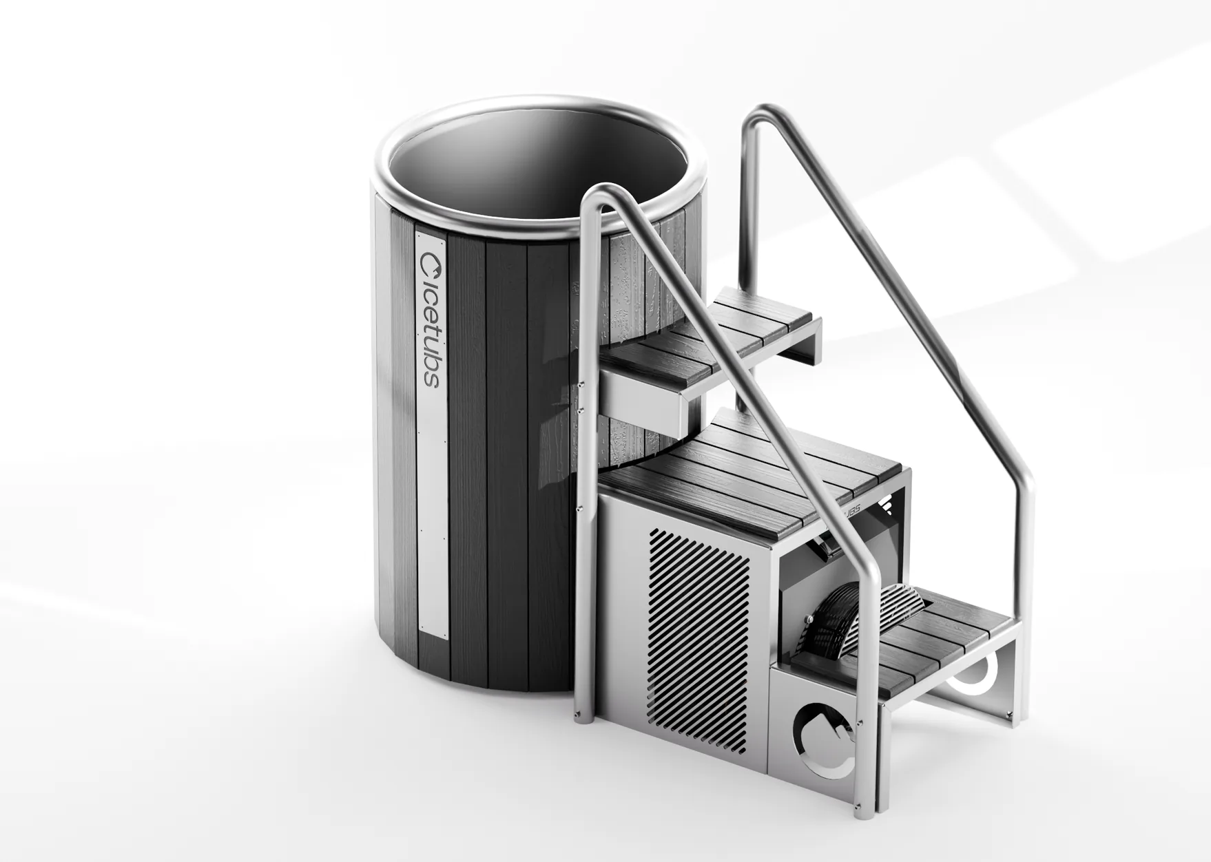 IceBarrel Black Edition with stairs