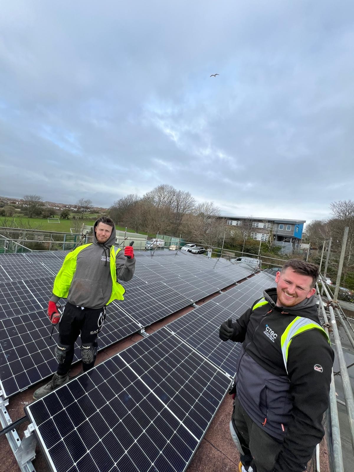 solar panel installation