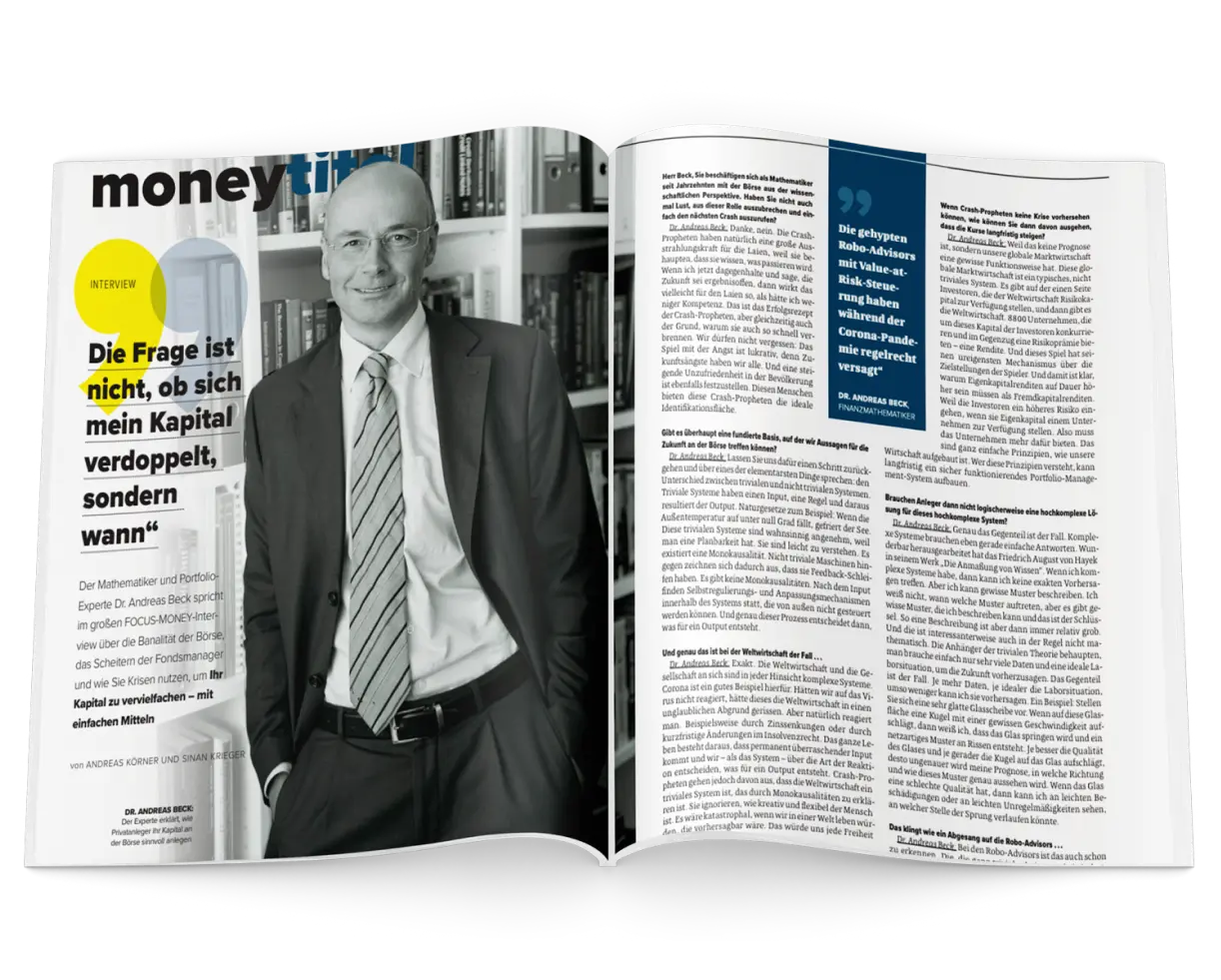 Global Portfolio One bei Focus Money