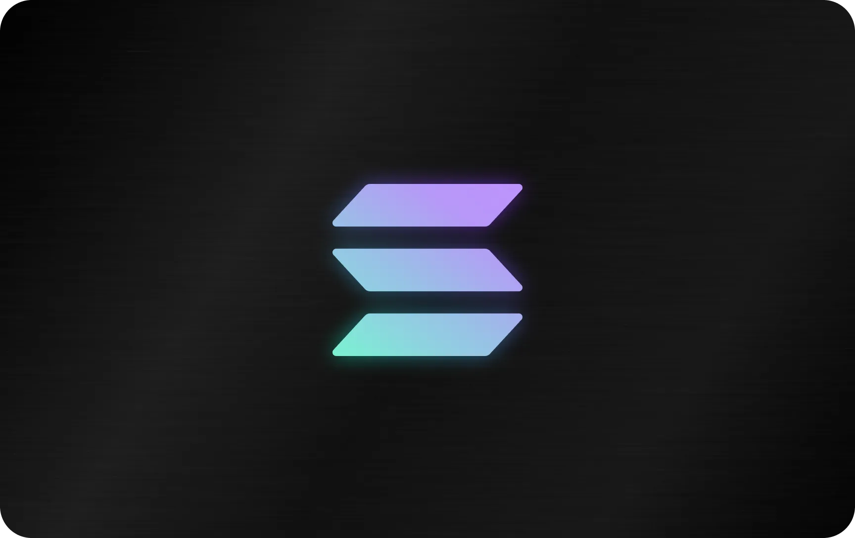 Solana-themed crypto card by KAST