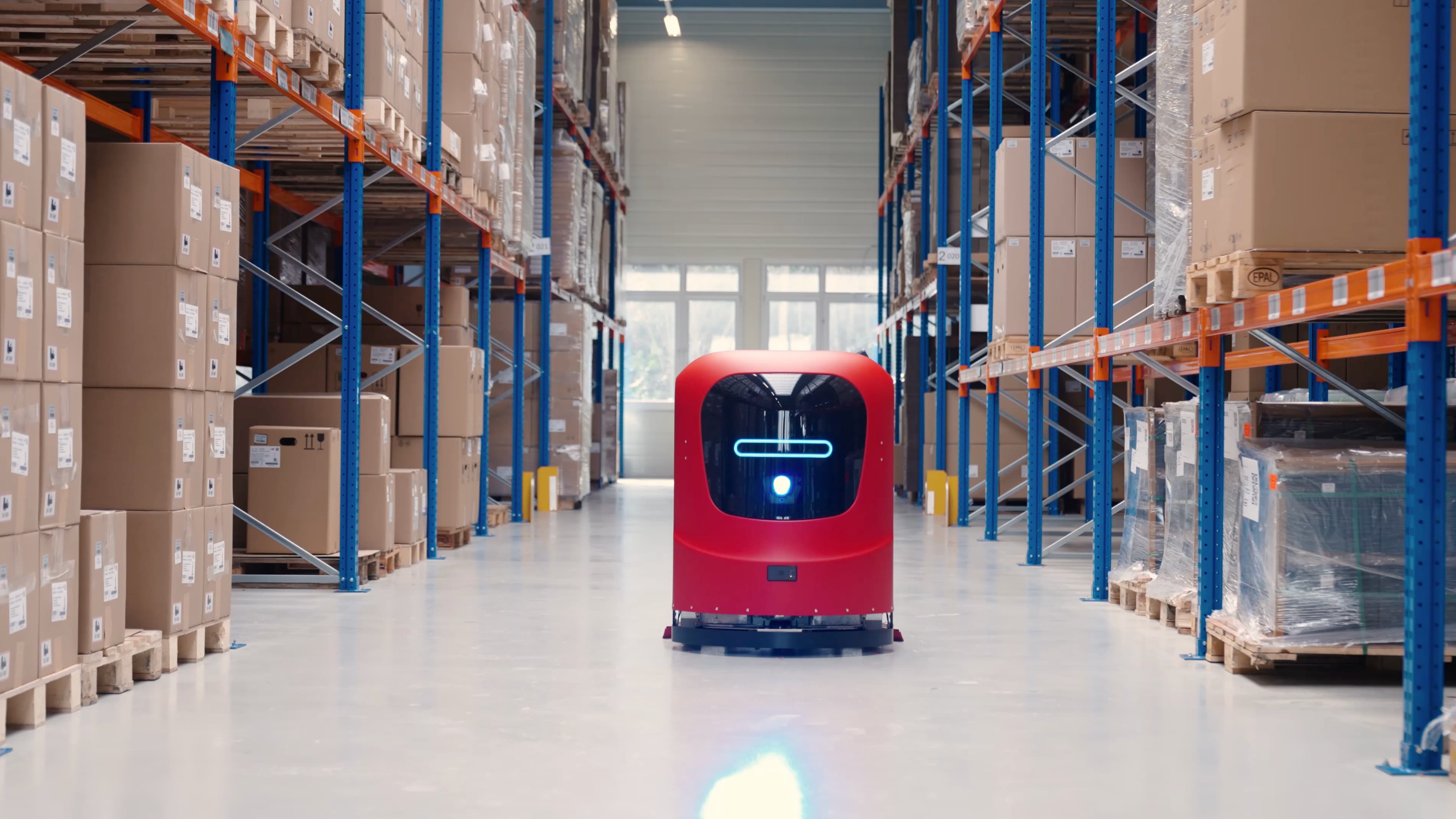 Cleanfix robot on floor