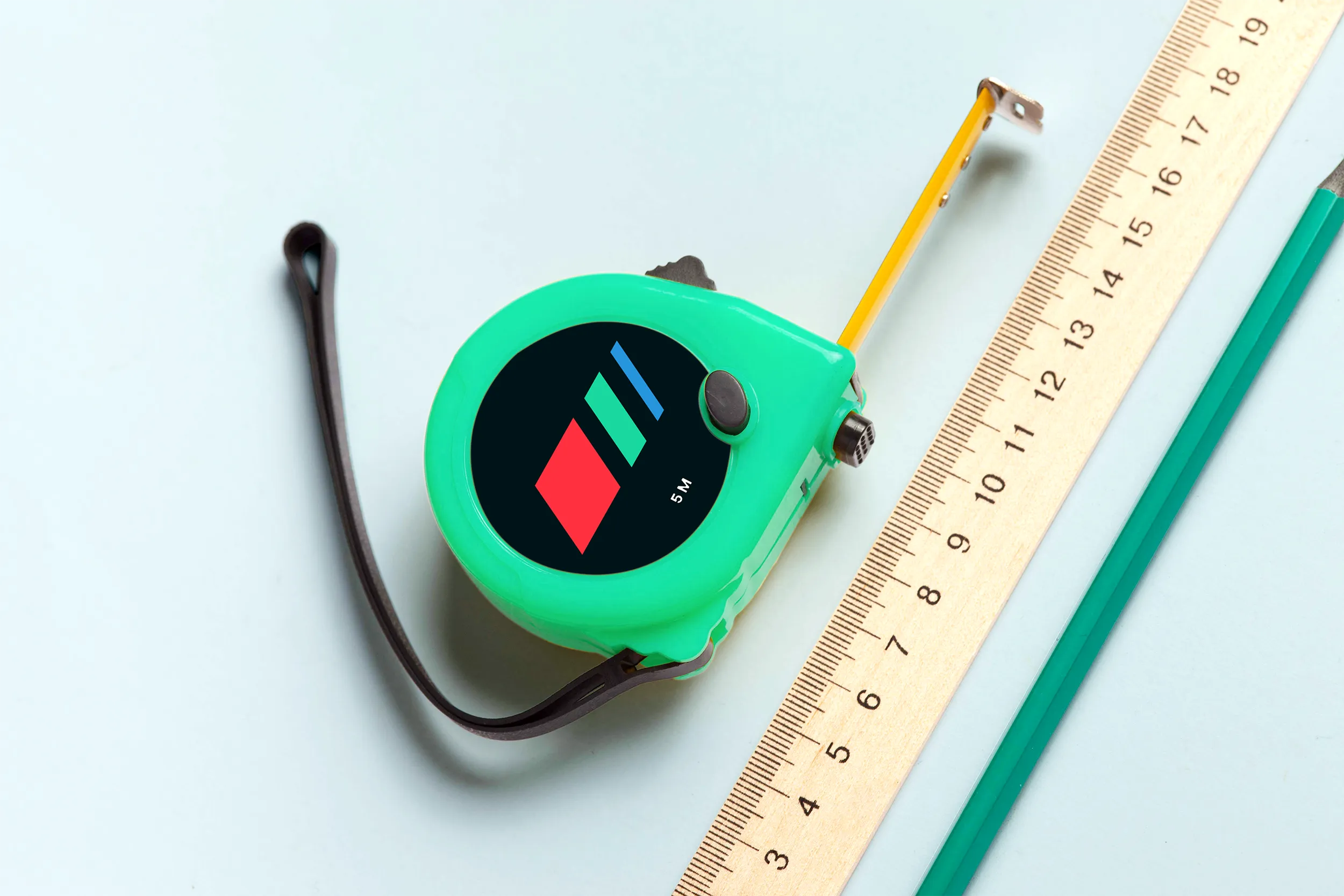 ASL branded tape measure