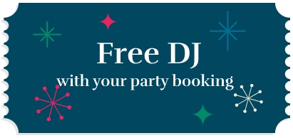 Free DJ with your party booking 