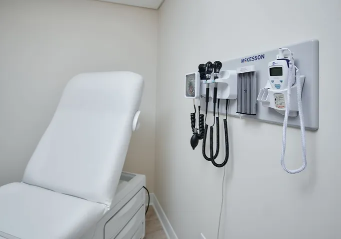 Exam room at Hyatt Health and Wellness