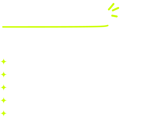 List of Hotcakes benefits for Influencers, like customizing your own shops for your audience, finding and selling things you like, making money on each sale, partnerships and collaborations.