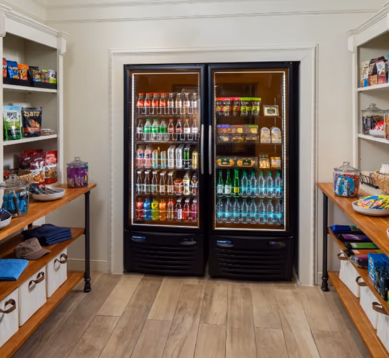 Fully stocked convenience store located at the lobby