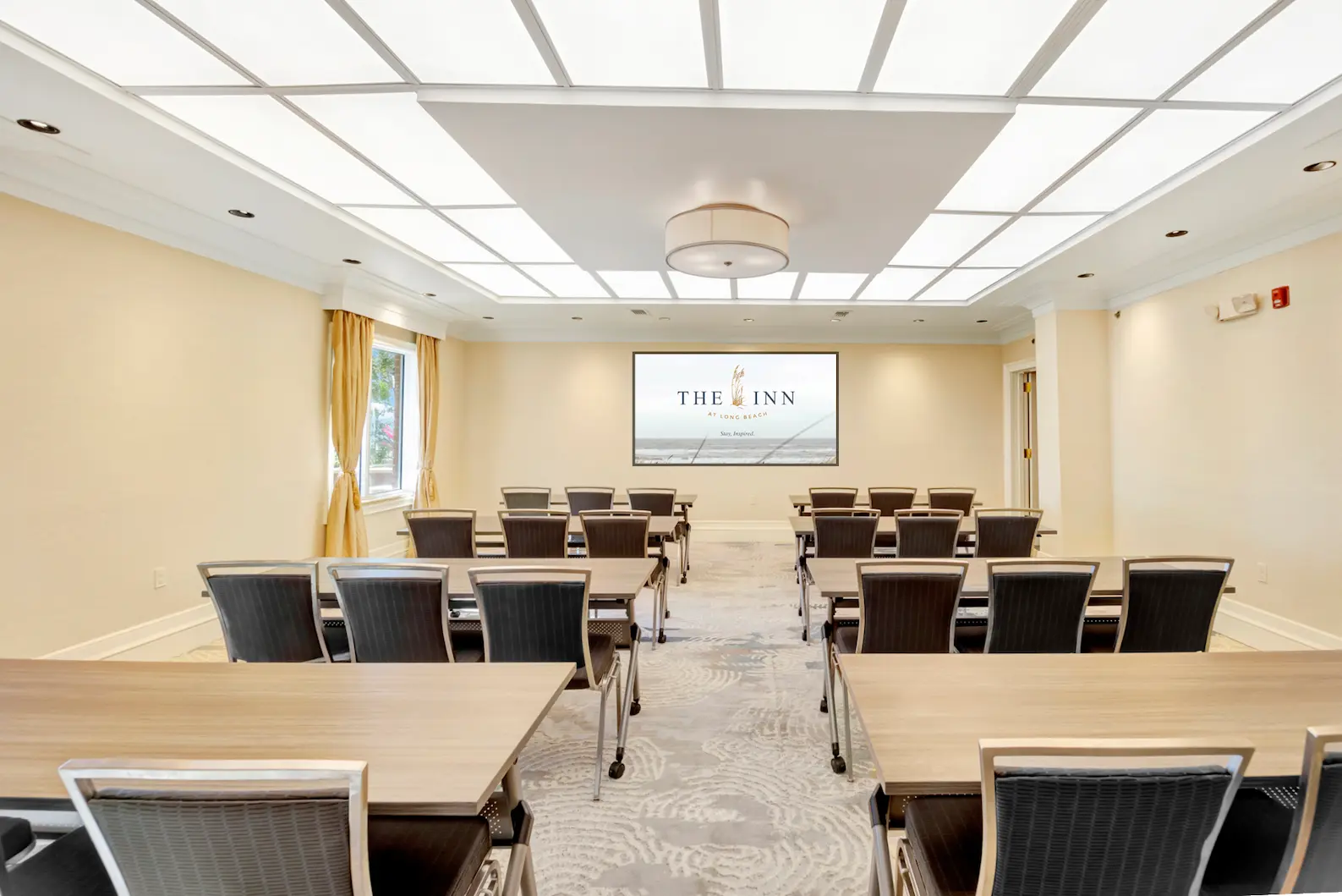 A small venue for class reunion is near Gulfport, MS, with a beachfront view of The Inn at Long Beach.