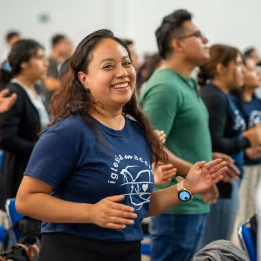 Church group gathering in a hotel meeting room for church groups near Gulfport, MS.