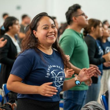 Church group gathering in a hotel meeting room for church groups near Gulfport, MS.