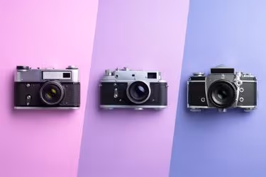 Three different cameras