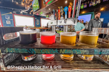 Shaggy's Harbor Bar & Grill cocktail flight