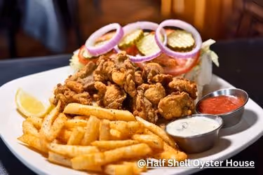 Half Shell Oyster House Po-Boy