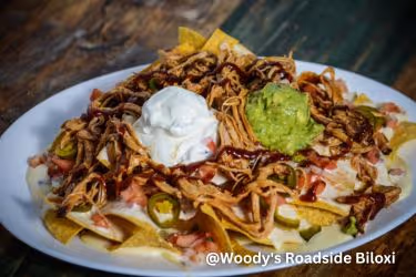 Woody's Roadside - Pulled Pork Nachos