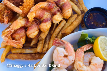 Shaggy's Gulfport Beach - Shrimps wrapped in bacon