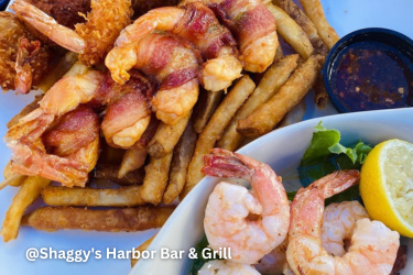 Shaggy's Gulfport Beach - Shrimps wrapped in bacon