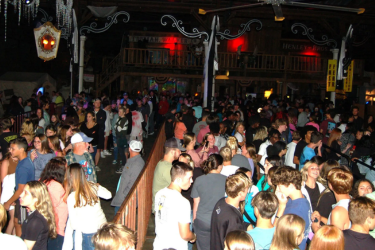 People hanging out at Terror on the Coast venue