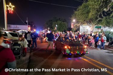 Christmas at the Pass Market in Pass Christian, MS