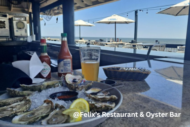 Felix’s Restaurant & Oyster Bar - Oysters and a view