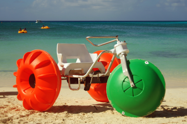Aqua Cycles at the beach