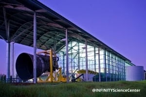 Outdoor view from Infinity Science Museum