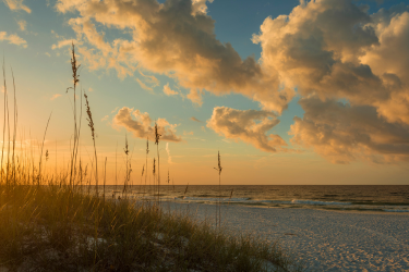 Gulfport Beach in the afternoon