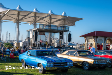 Cruisin' The Coast - stage and cars
