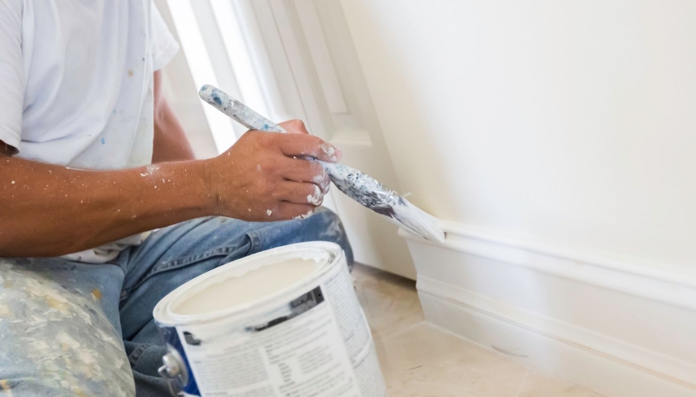 when painting trim or walls first​
