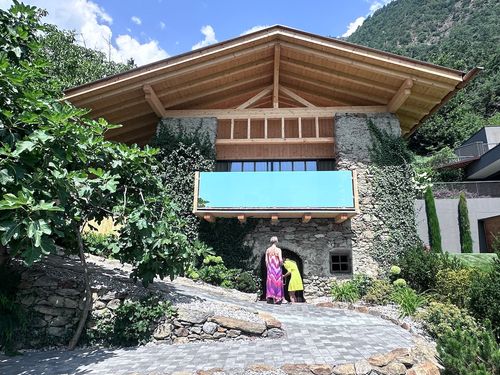 Blick auf den Stadel