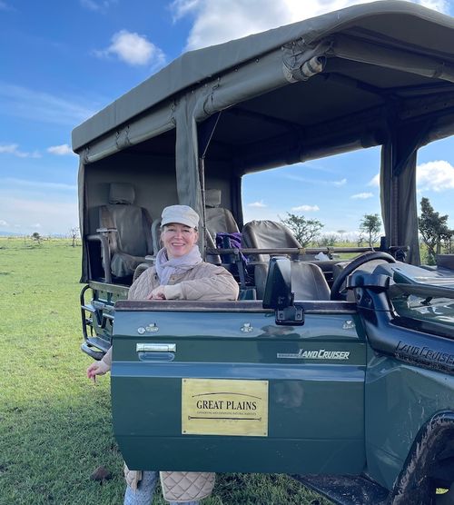 Der Jeep wird für 3 Tage zu unserem zweiten Zuhause. Er hat weder Seiten- noch Frontscheibe...