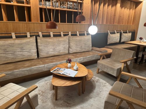 Der Empfangsbereich ist neu gestaltet worden