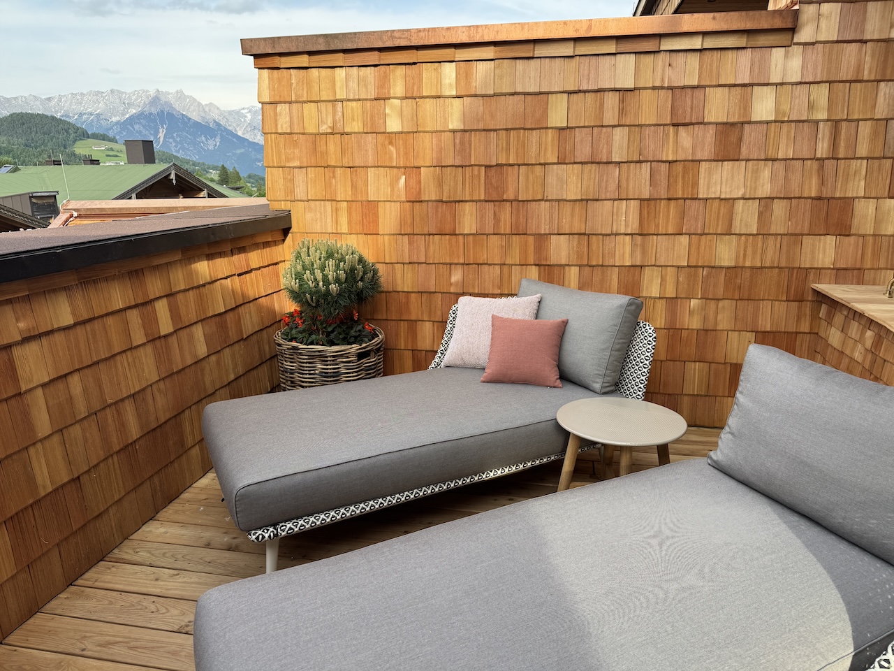 Die Berg Loft Suite Dachterrasse