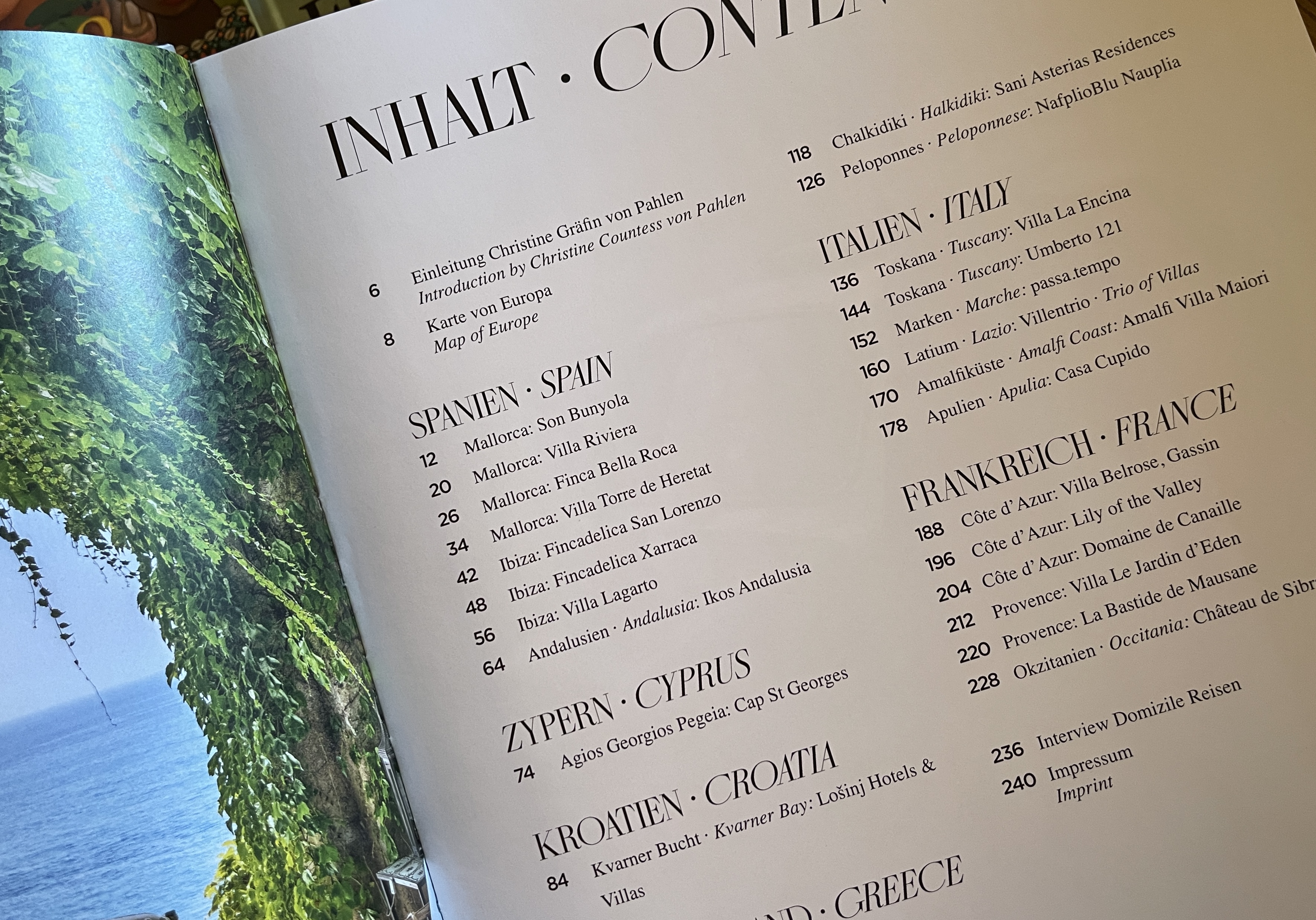 Ein Blick ins Inhaltsverzeichnis | © Regine Geibel