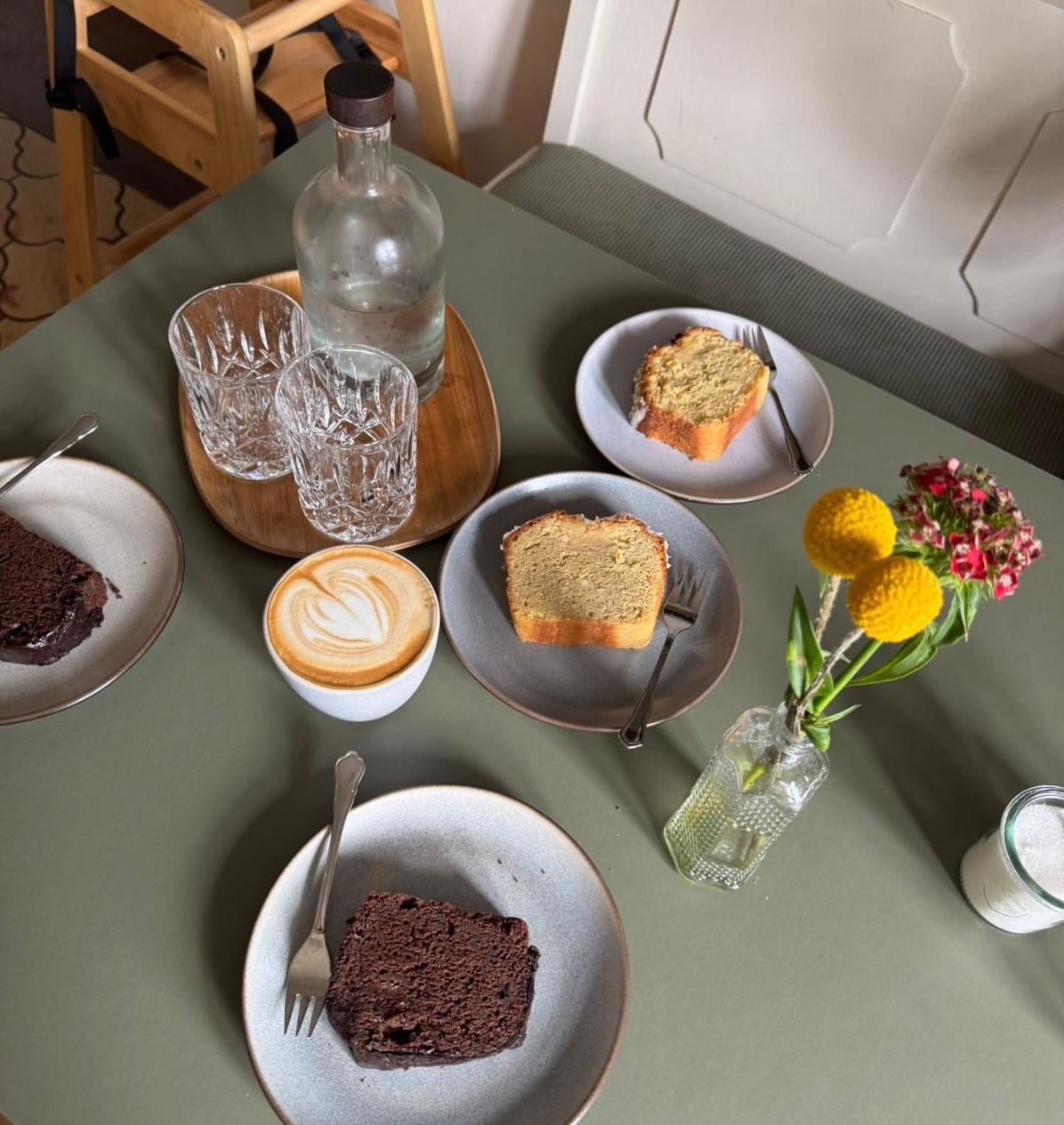 Das Gleiche gilt für den Kuchen am Nachmittag