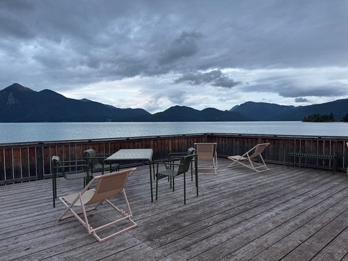 Privater Steg am See