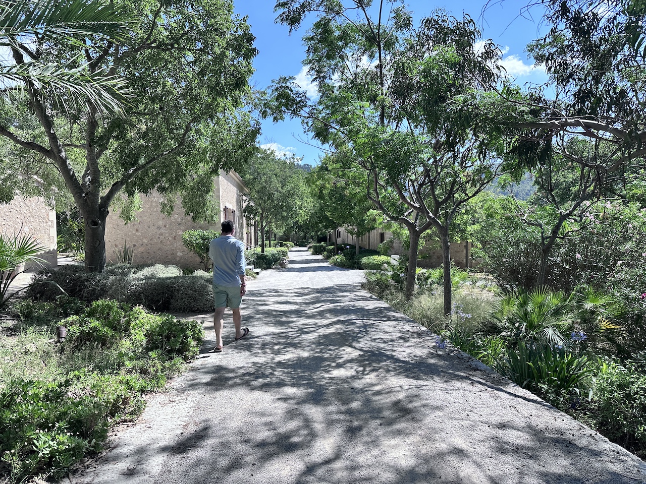 Der Weg zu unserer Gartensuite